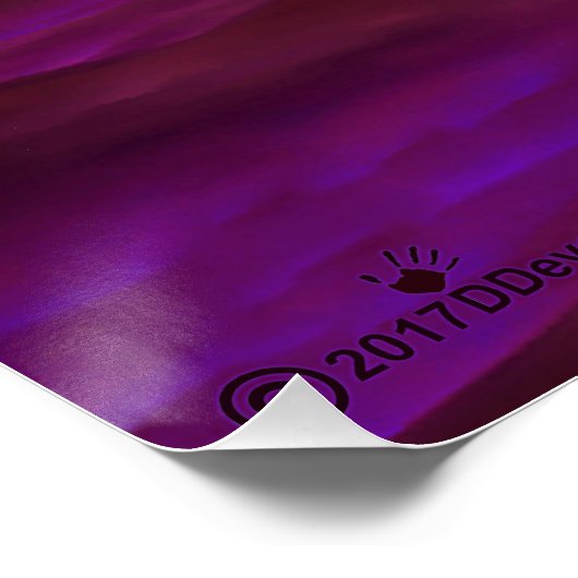 Poster Soirée Désert Calme (Coin)