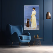 Poster Soirée d'été à Skagen, P.S.Krøyer, Art