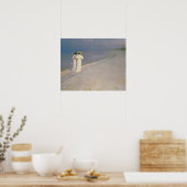 Poster Soirée d'été sur la Skagen Southern Beach (Cuisine)