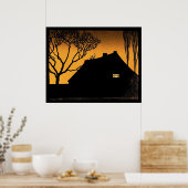 Poster Soirée d'hiver (1919) par Julie de Graag (Cuisine)