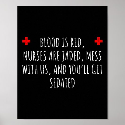 Poster Soirée d'infirmière - Drôle cadeau d'infirmière (Devant)