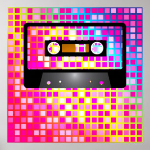 Poster Soirée disco