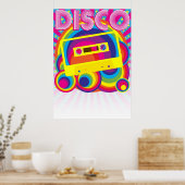 Poster Soirée disco (Cuisine)