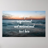 Poster Soirée en mer (Devant)