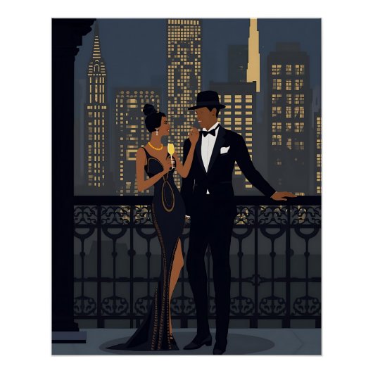 Poster Soirée en ville (Devant)