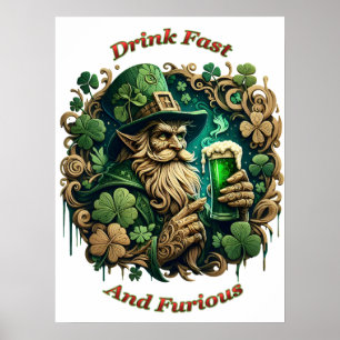 Poster Soirée enchantée de Ale A Leprechauns Toast 18x24