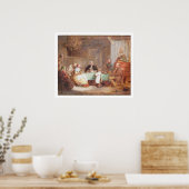 Poster Soirée musicale (huile sur toile) 2 (Cuisine)