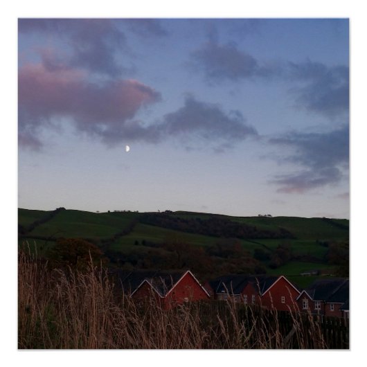 Poster Soirée paisible à Newtown (Devant)