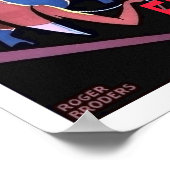 Poster Soirée romantique sur la riviera française, voyage (Coin)