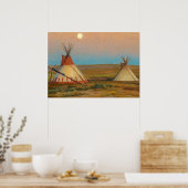 Poster Soirée sur la réserve Blackfoot de Dixon (Cuisine)