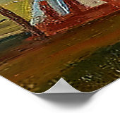 Poster "Soirée sur la réserve Blackfoot" par Maynard (Coin)