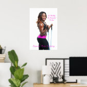 Poster Sois en santé Sois belle Sois toi (Bureau à domicile)