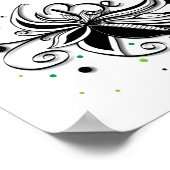 Poster SOIS GENTIL ! Citation calligraphie inspirante (Coin)