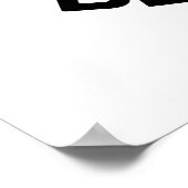 Poster Sois Positive Funny Physique Atom Pun (Coin)