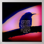 Poster Sois rapide (Devant)