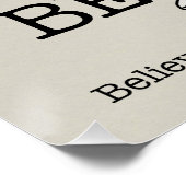 Poster Sois TOI ! (Coin)