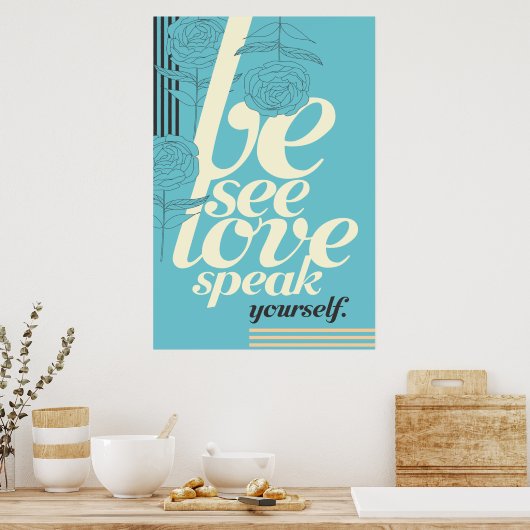 Poster Sois toi (Cuisine)