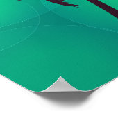 Poster Sois-Tu Fatigué Aquarelle Citation Drôle (Coin)