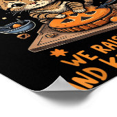 Poster Soky Biscuits Club Chat Drôle Halloween Baking (Coin)