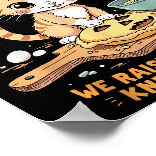 Poster Soky Biscuits Club Chat Drôle Halloween Baking (Coin)