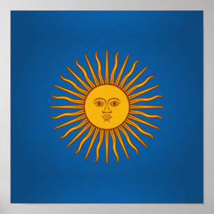 Poster Sol de Mayo en Argentine