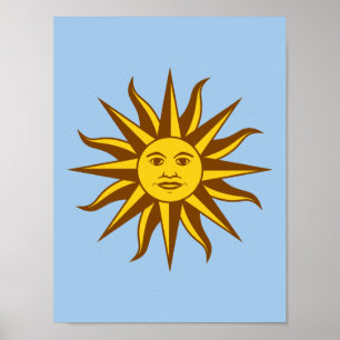 Poster Sol de Mayo - URUGUAY