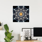 Poster Solaire Mandala 4 (Bureau à domicile)