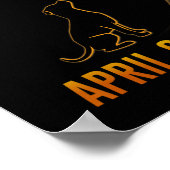 Poster Solar Eclipse 2024 Totalité Chien 1 (Coin)