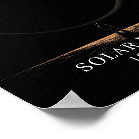 Poster Solar Eclipse 2026 Iceland Celestial (Coin)