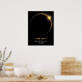 Poster Solar Eclipse 2026 Iceland Celestial (Cuisine)