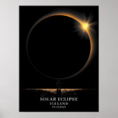 Poster Solar Eclipse 2026 Iceland Celestial (Devant)