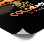 Poster Solar Eclipse Colorado Totalité de la guitare (Coin)