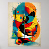 Poster Solar Refrain – Murale d'art Bauhaus de milieu de  (Devant)