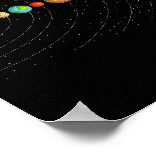 Poster Solar System Astronomy Space Video Games Funny Gra (Coin)