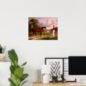 Poster Soldat avec un cheval d'officier (Bureau à domicile)