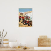 Poster Soldat britannique du XIXe siècle (Cuisine)