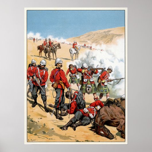 Poster Soldat britannique du XIXe siècle (Devant)