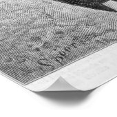 Poster Soldat continental tenant un drapeau à museau (Coin)