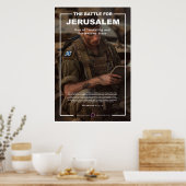 Poster Soldat des FDI lisant la Torah (Cuisine)