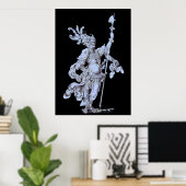 Poster soldat du XVIIe siècle (Bureau à domicile)