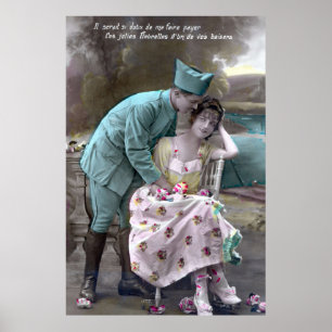 Poster Soldat et amoureux