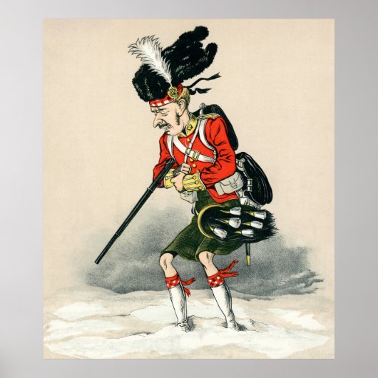 Poster Soldat Gordon Highlander (Devant)