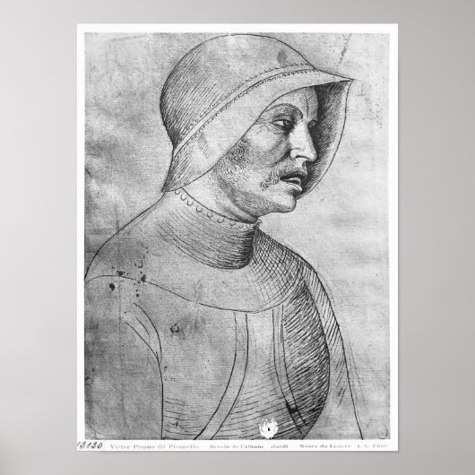 Poster Soldat portant un casque (Devant)