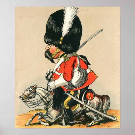 Poster Soldat Royal Scots Grays (Devant)