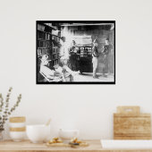 Poster Soldats à la bibliothèque 1912 (Cuisine)