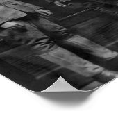 Poster Soldats Afro-Américains Drapeau Américain (Coin)