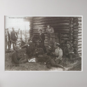 Poster Soldats de l'armée blanche de Kolchak