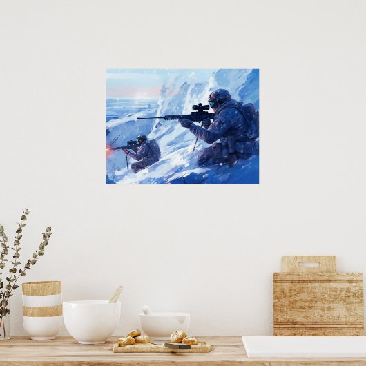 Poster Soldats de l'art de l'affiche (Cuisine)