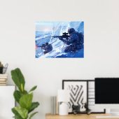 Poster Soldats de l'art de l'affiche (Bureau à domicile)