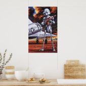 Poster Soldats de robots militaires de science-fiction vi (Cuisine)